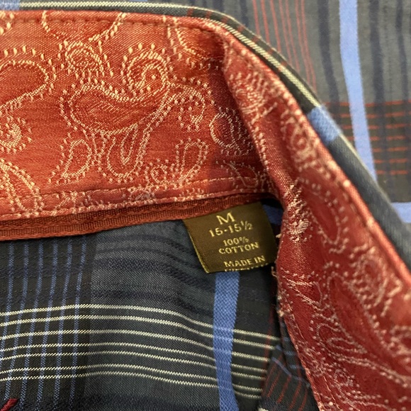 Tasso Elba Brand LS Button Down Men’s Shirt - Picture 16 of 16